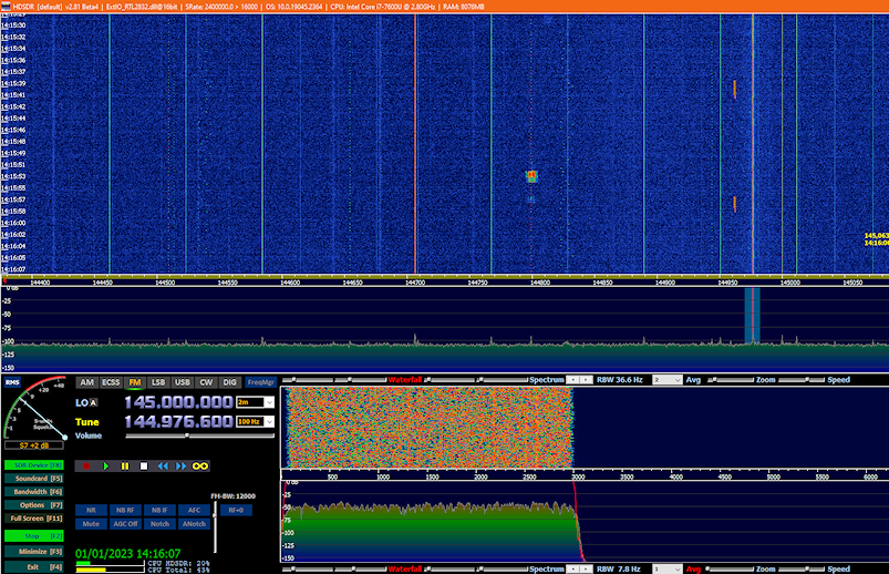 HDSDR Screen